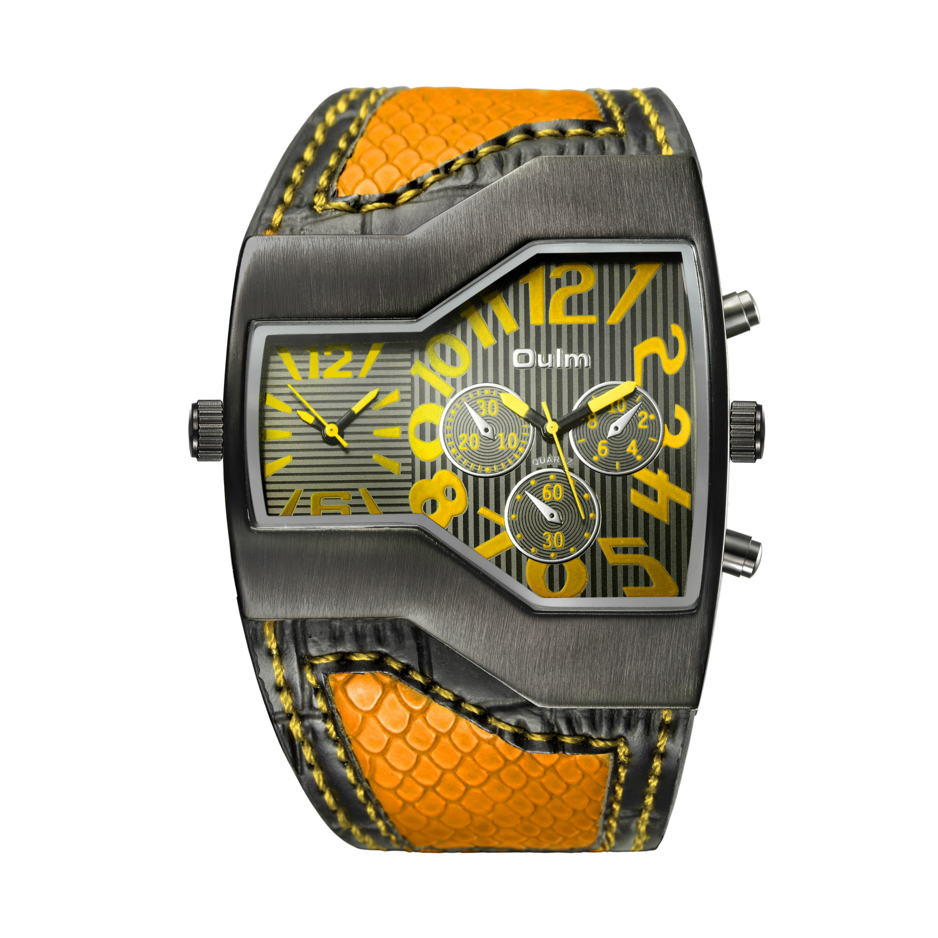 Men Belt Watch Dual movement movement Men waterproof Upscale Quartz watches