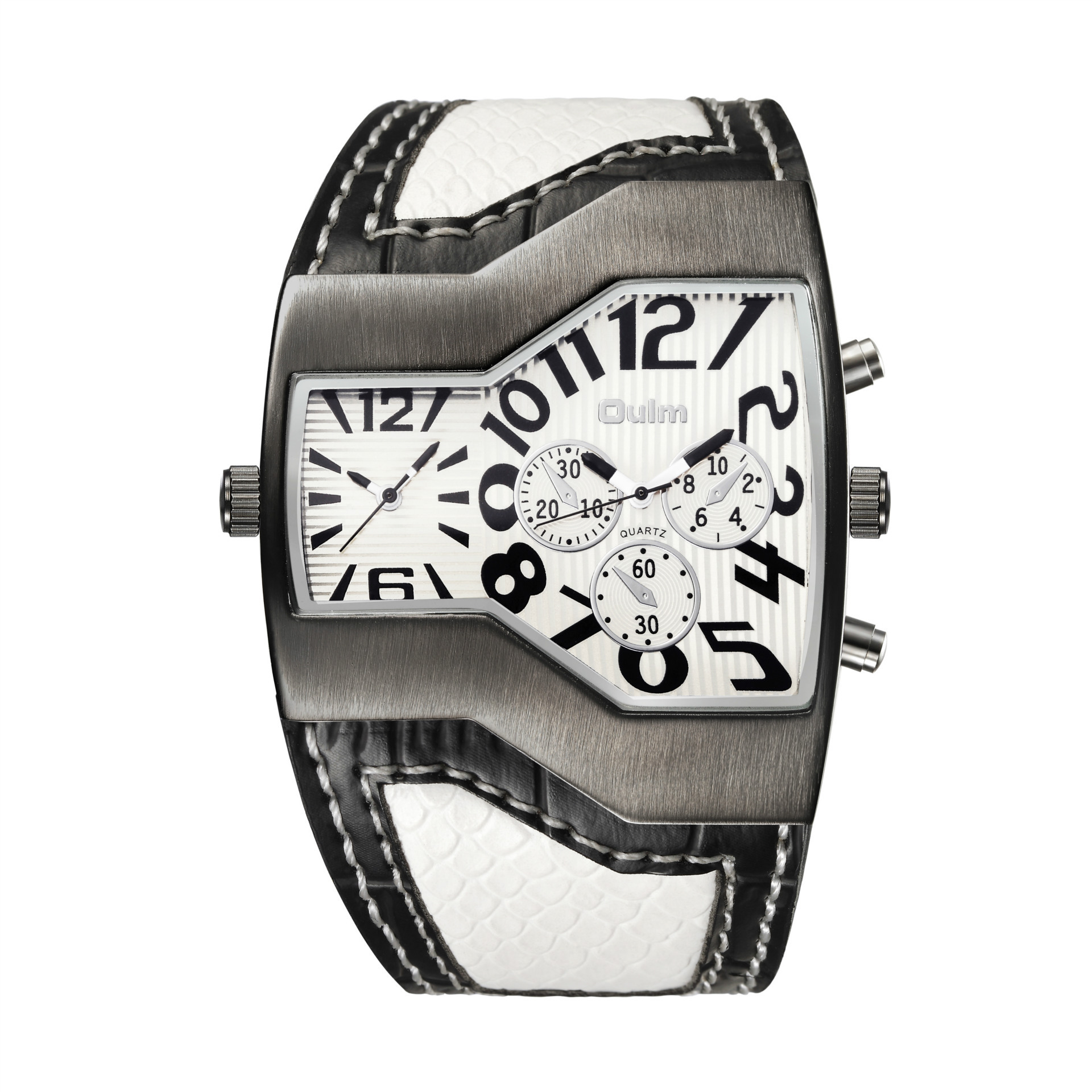 Men Belt Watch Dual movement movement Men waterproof Upscale Quartz watches