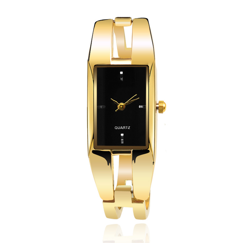 Girls Watch Upscale Fashion Ms Gold Bracelet Fashion Quartz Watch