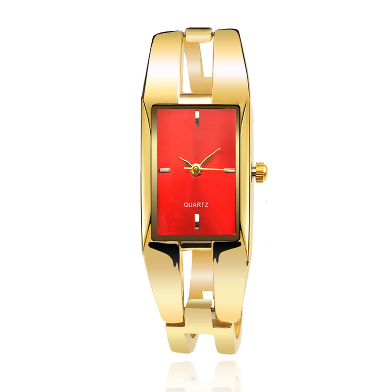 Girls Watch Upscale Fashion Ms Gold Bracelet Fashion Quartz Watch