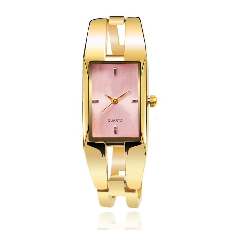 Girls Watch Upscale Fashion Ms Gold Bracelet Fashion Quartz Watch