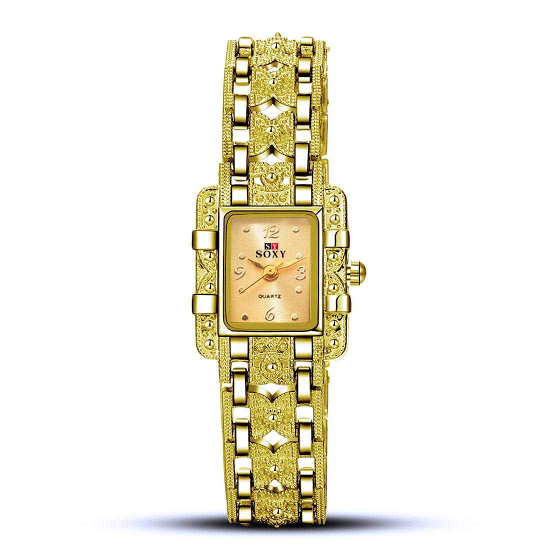 Ms Alloy Bracelet Quartz Female Watch Fashion Upscale Leisure Classic Watch