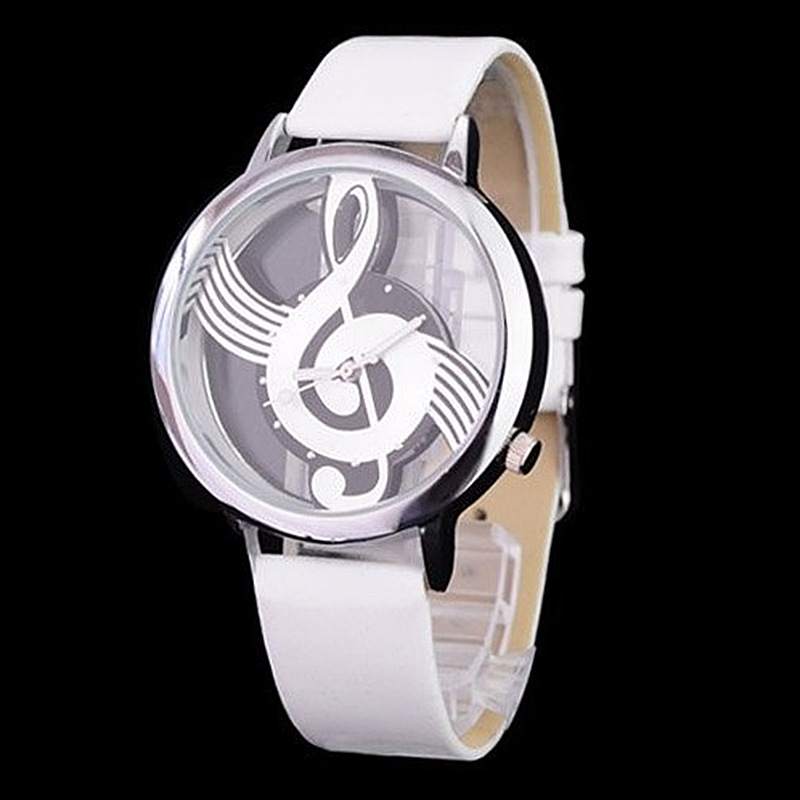 Hollow Dial Fashion Music Watch Ms Belt Watch Quartz Watches