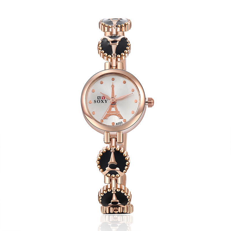 Ms Bracelet Fashion Creative Eiffel Tower Fashion Upscale Student Watch