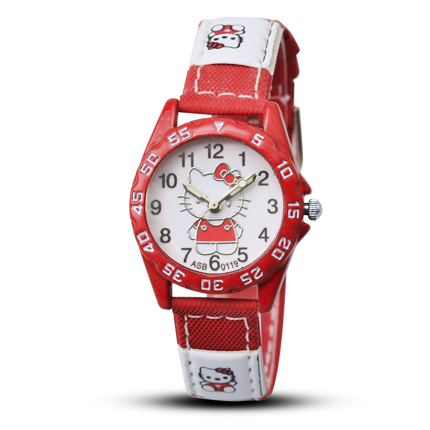 Kaidi Anchor Girl Digital Watch Creative Quartz Watch Upscale Wild Student Watch