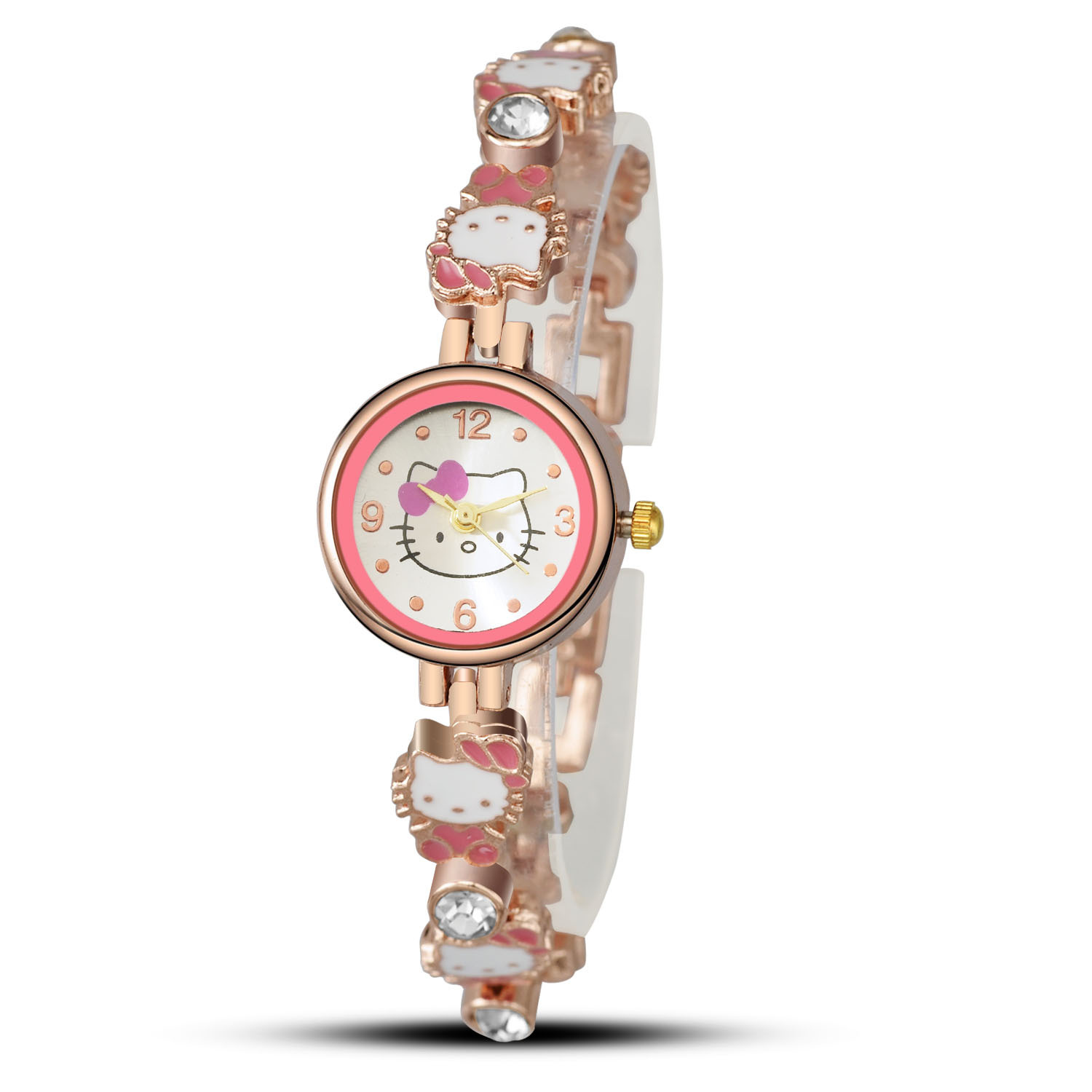 Ms Bracelet Watch kt cat Upscale Fashion Cartoon Simple student Watch