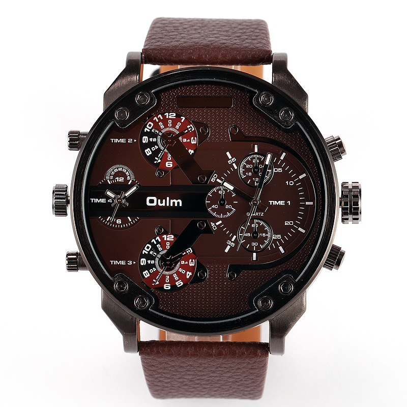 Men mechanical Watch Upscale Business Men leather Watch quartz Watch