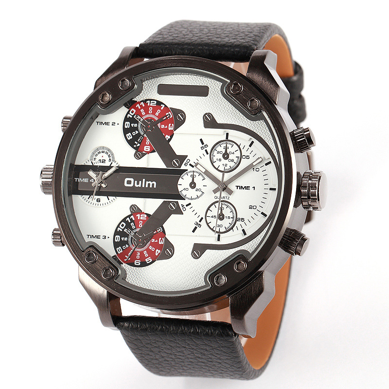 Men mechanical Watch Upscale Business Men leather Watch quartz Watch