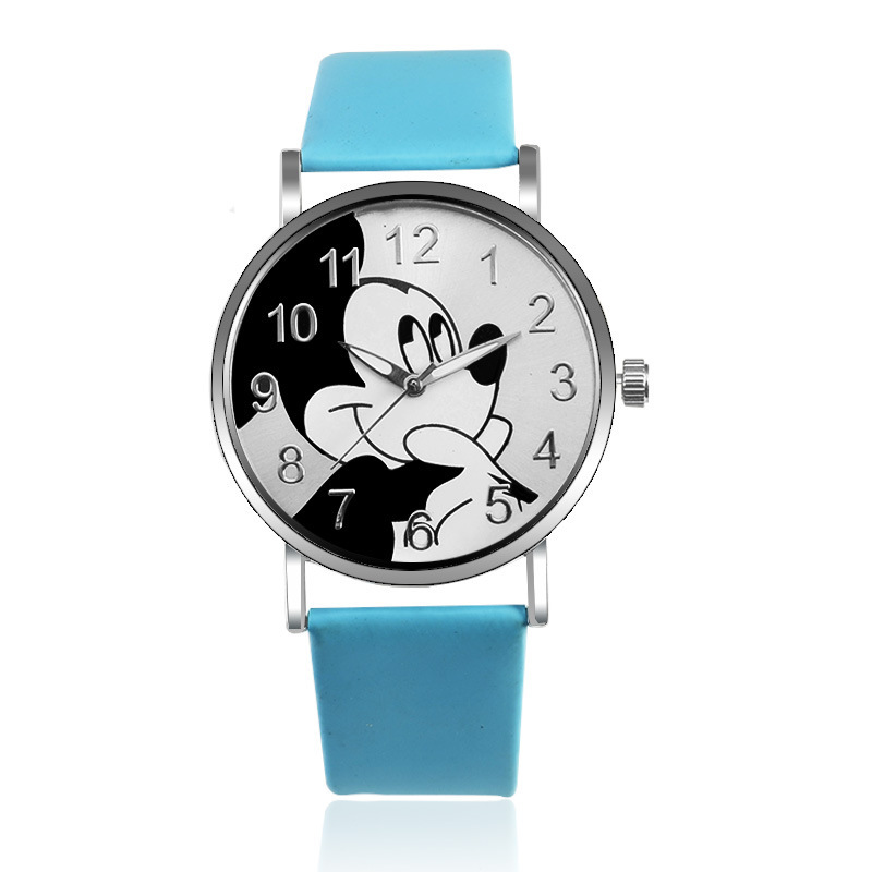 Fashion Hipster Mickey Mouse Belt Watch Student Cartoon Leisure Watch