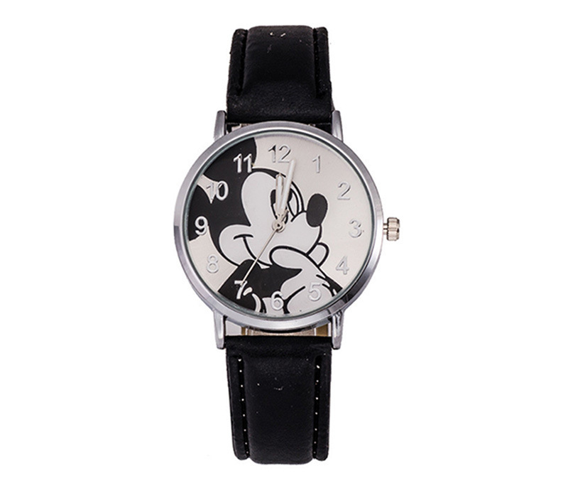 Fashion Hipster Mickey Mouse Belt Watch Student Cartoon Leisure Watch