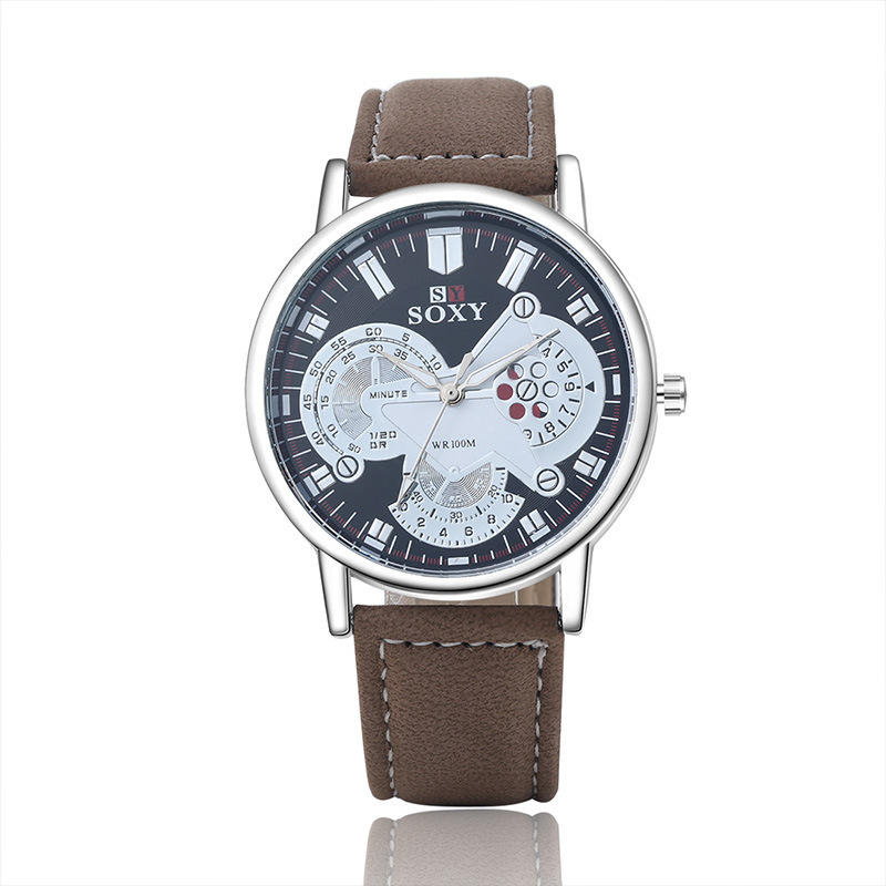 Men Upscale Belt Watch Fashion Quartz Student Trend Watch