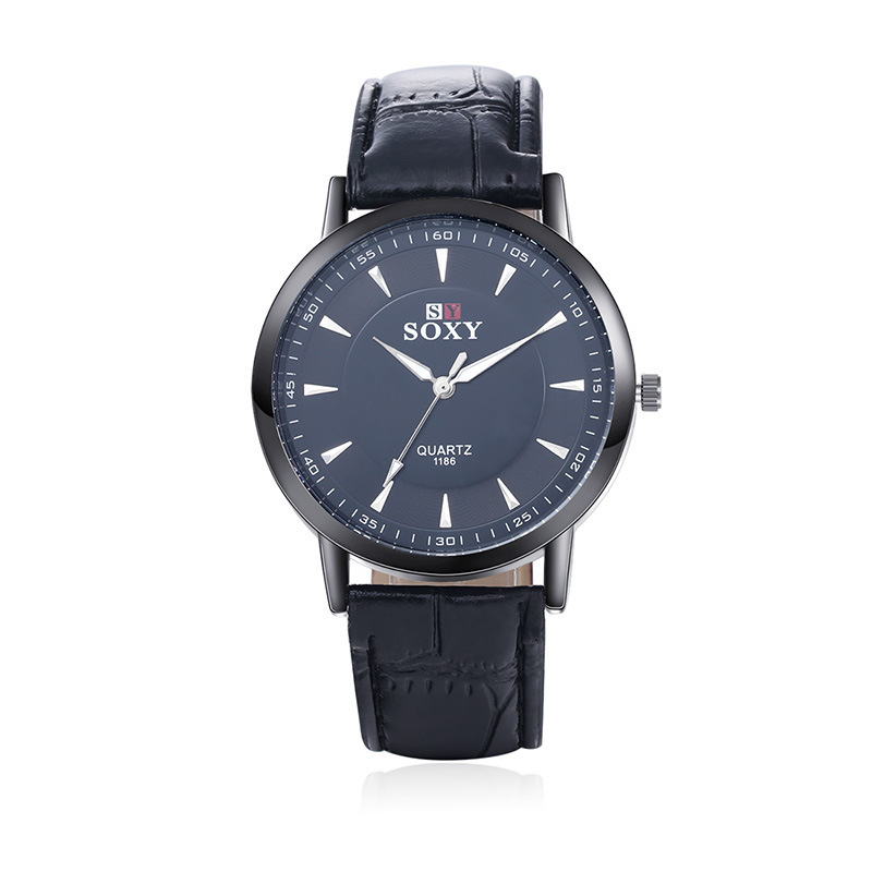 Male Upscale Business Men Belt Watch Leisure Movement Quartz Watches