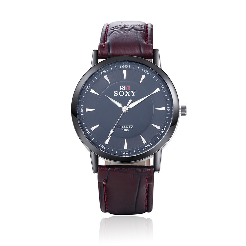 Male Upscale Business Men Belt Watch Leisure Movement Quartz Watches