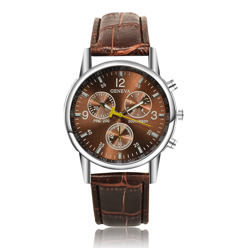 Geneva Men Fashion Belt Watch Creative Business Quartz Watch