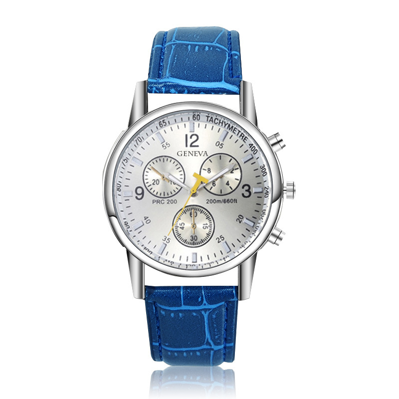 Geneva Men Fashion Belt Watch Creative Business Quartz Watch