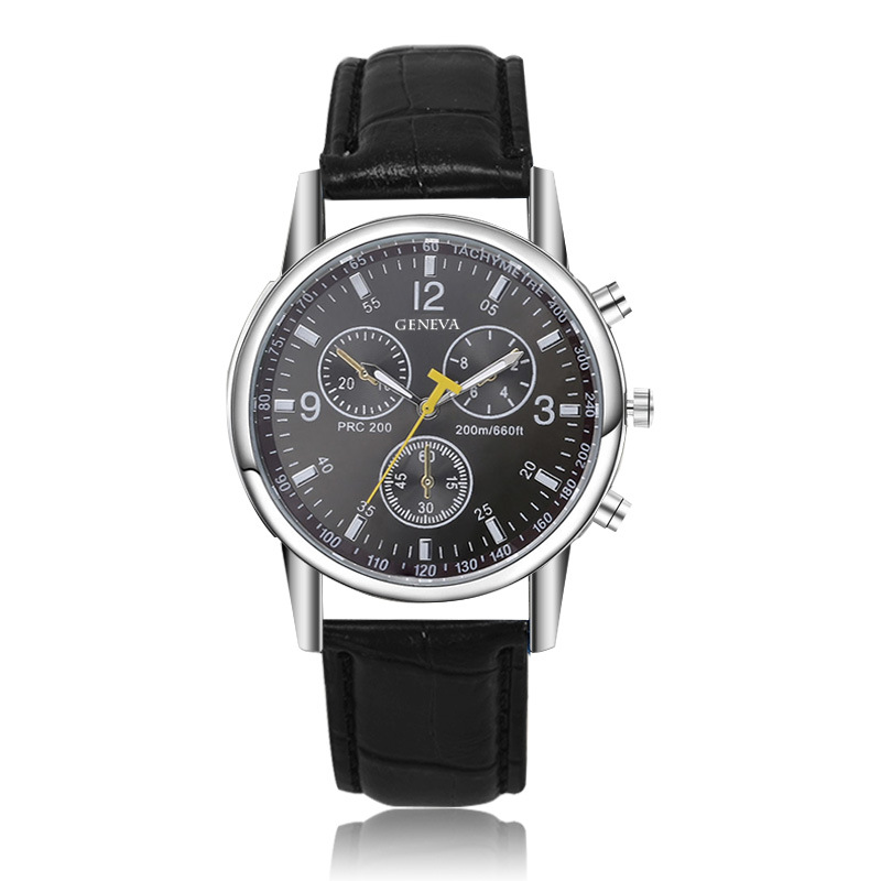 Geneva Men Fashion Belt Watch Creative Business Quartz Watch