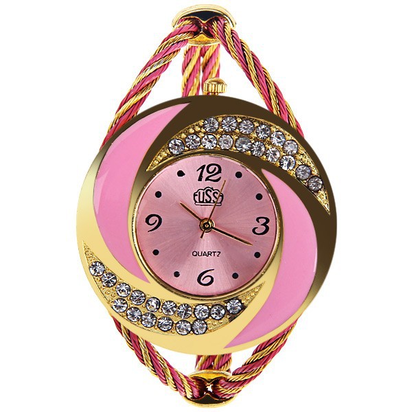 Ms Weave Watch Diamond Bracelet fashion Trend Creative Watch