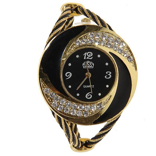 Ms Weave Watch Diamond Bracelet fashion Trend Creative Watch