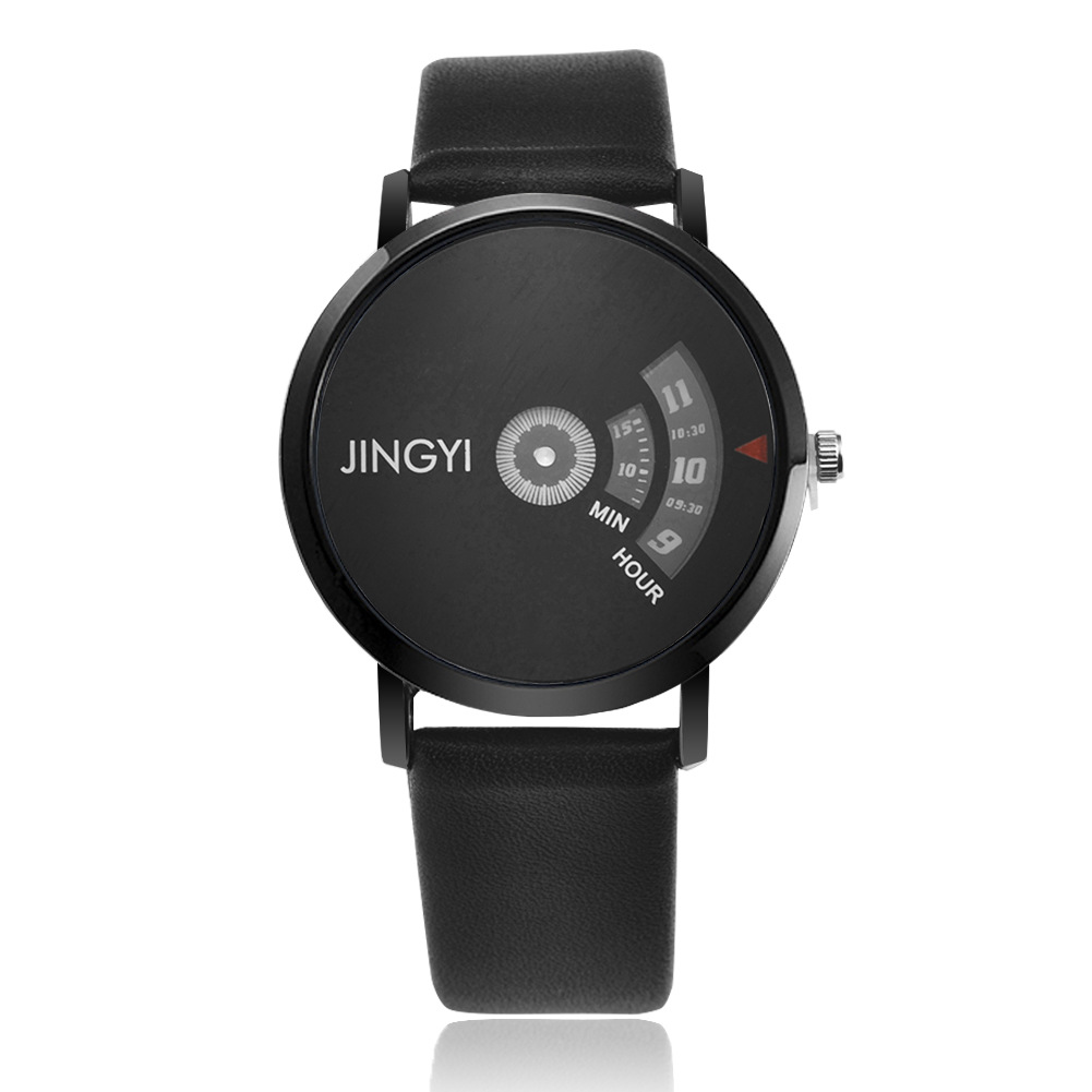 Men Calendar Turn Watch Upscale Fashion Leisure Belt Watch