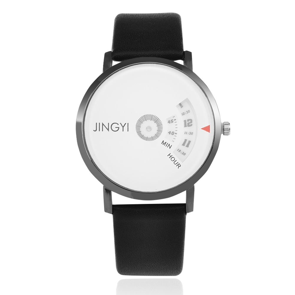 Men Calendar Turn Watch Upscale Fashion Leisure Belt Watch
