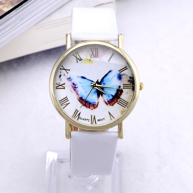 Butterfly Ms Belt Watch  Quartz Watches Trend Student Leisure Watch
