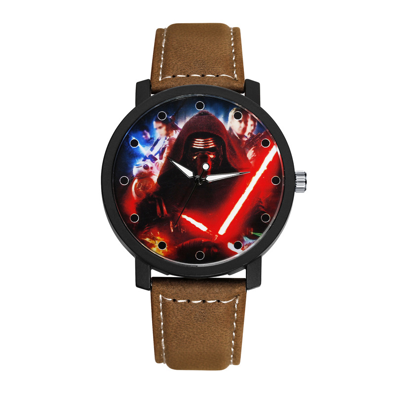 Men Belt Watch Creative Star Wars Quartz Boys Leisure Watch