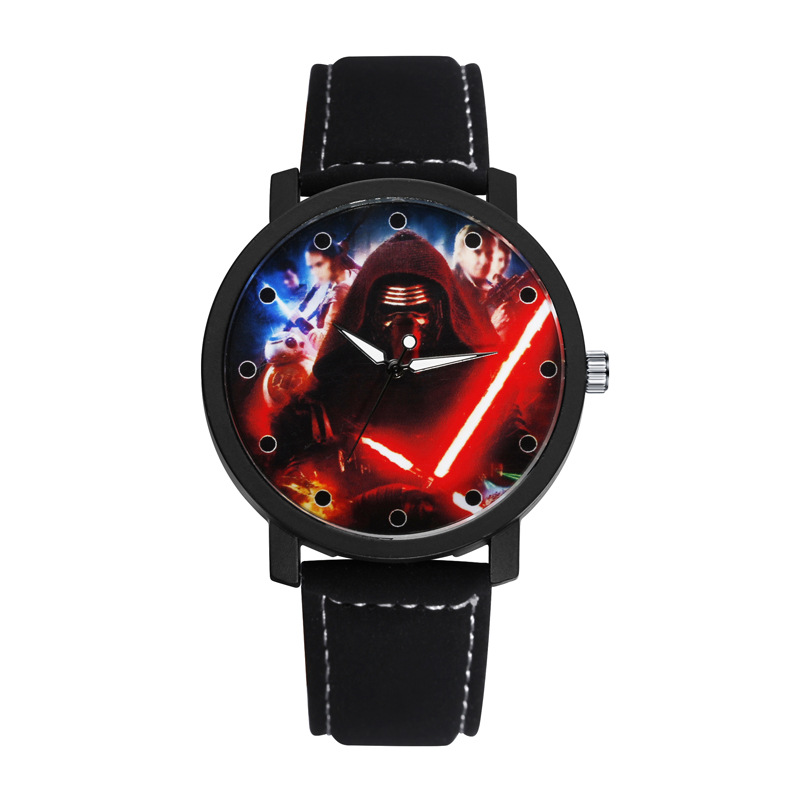 Men Belt Watch Creative Star Wars Quartz Boys Leisure Watch