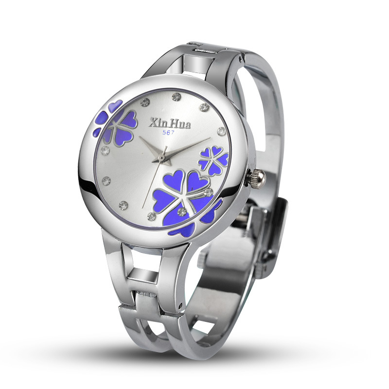 Ms printing Bracelet Watch Creative Fashion Ms Steel Strip Watch