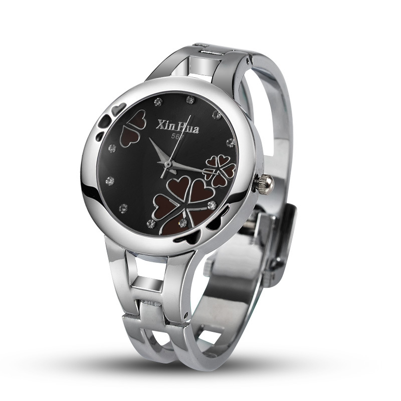 Ms printing Bracelet Watch Creative Fashion Ms Steel Strip Watch
