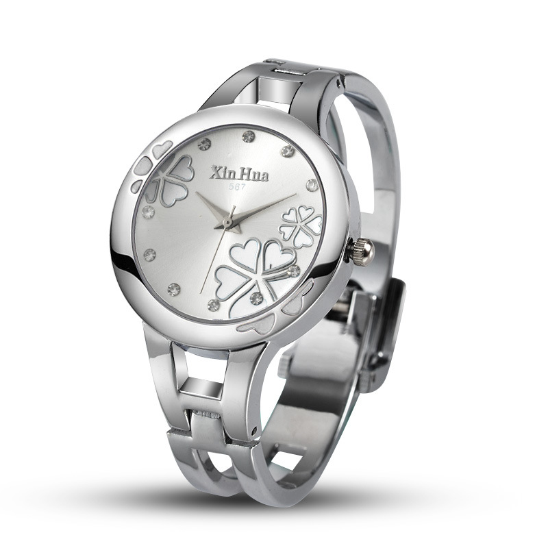 Ms printing Bracelet Watch Creative Fashion Ms Steel Strip Watch