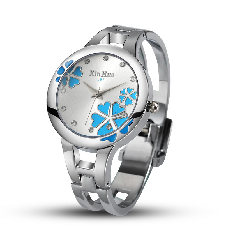 Ms printing Bracelet Watch Creative Fashion Ms Steel Strip Watch