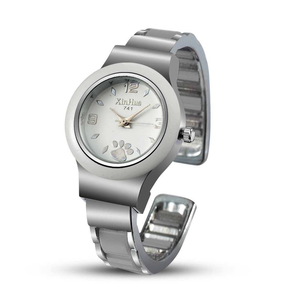 Ms Creative Alloy Bracelet Watch Small Dial Girls Fashion Leisure Quartz Watches