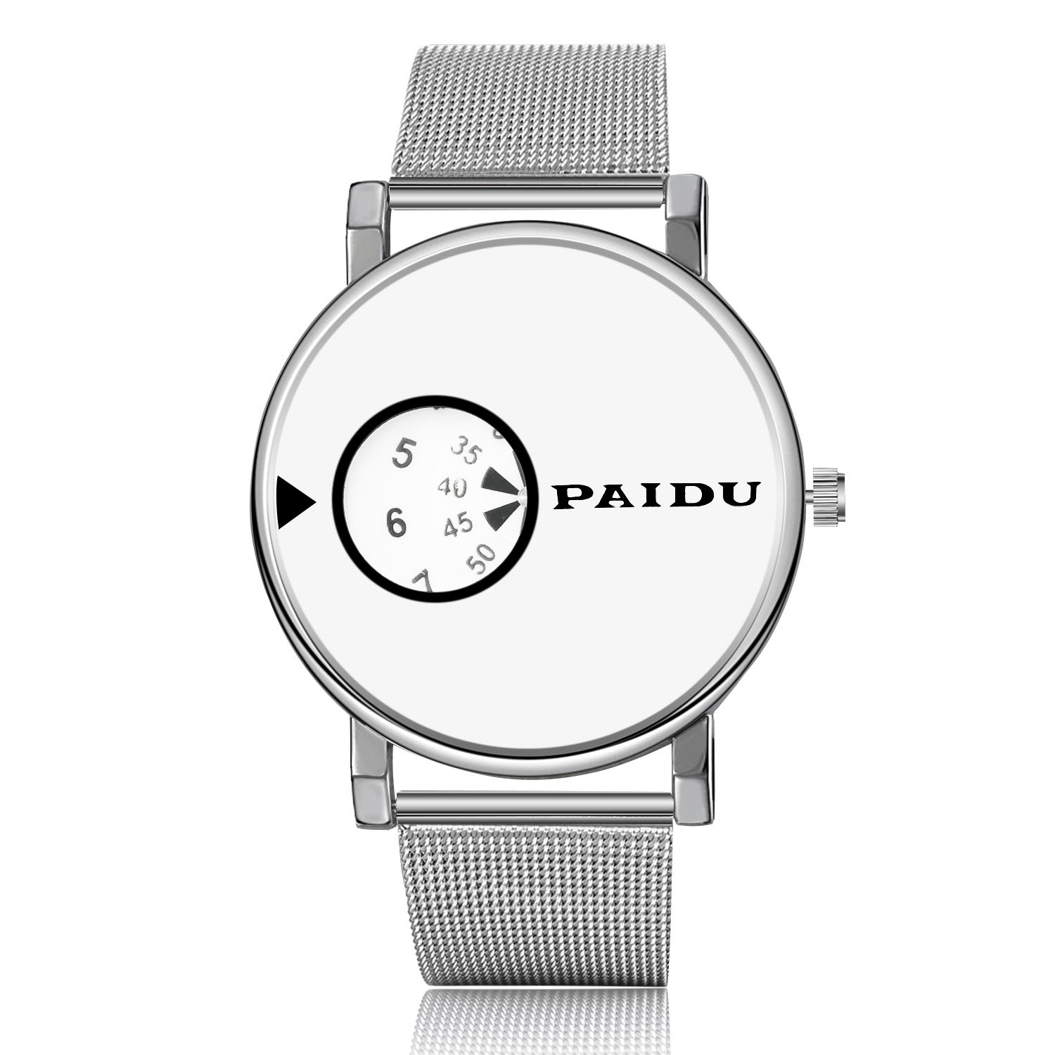 The New Upscale Fashion Ms Watch Calendar Big Dial Leisure Simple Quartz Watch