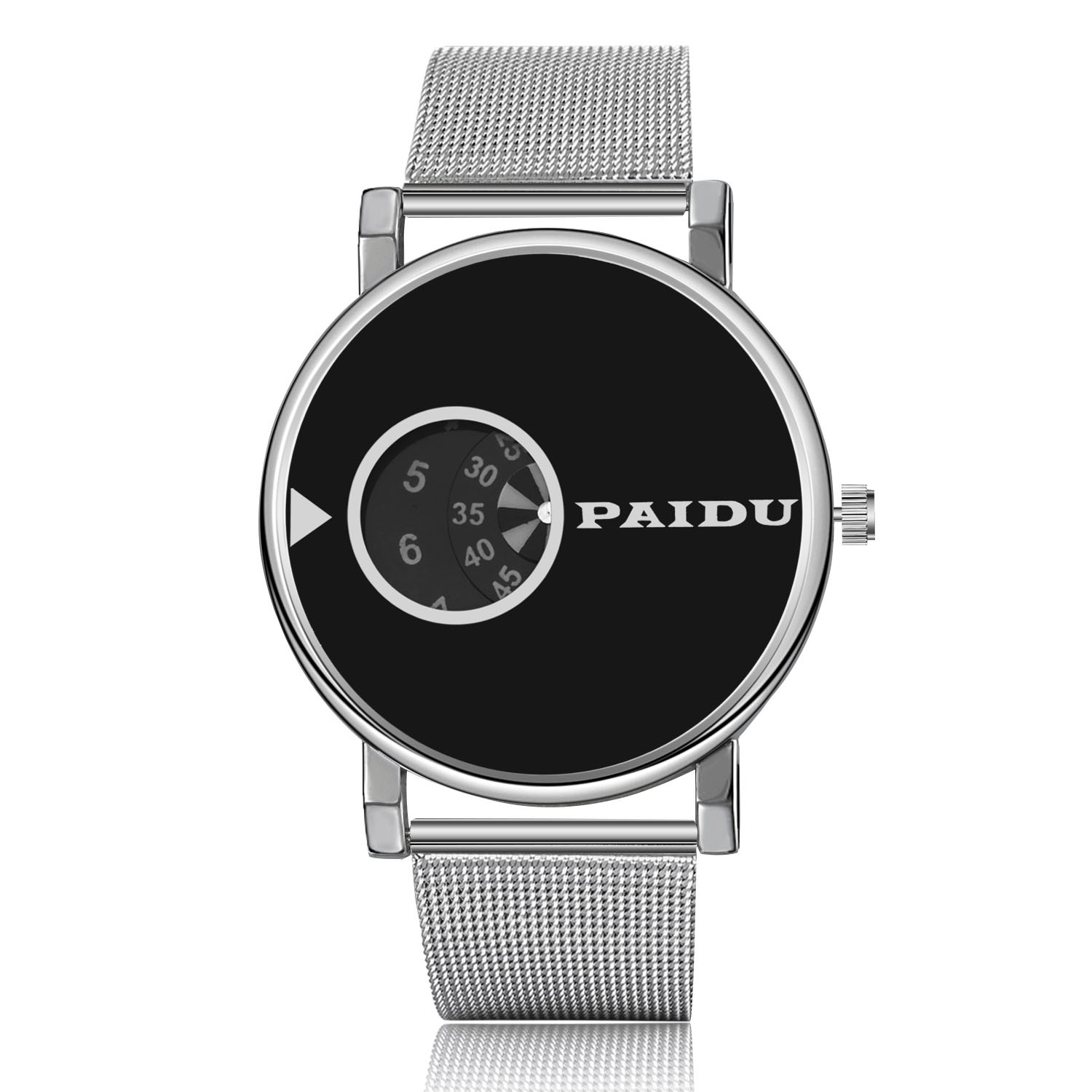 The New Upscale Fashion Ms Watch Calendar Big Dial Leisure Simple Quartz Watch