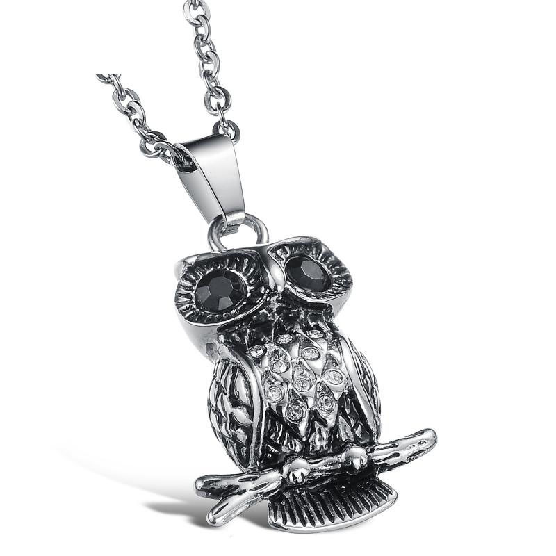 Domineering Men Pendant Personality owl Fashion Trend Necklace