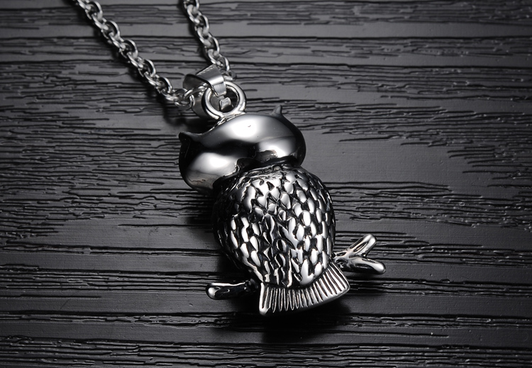 Domineering Men Pendant Personality owl Fashion Trend Necklace