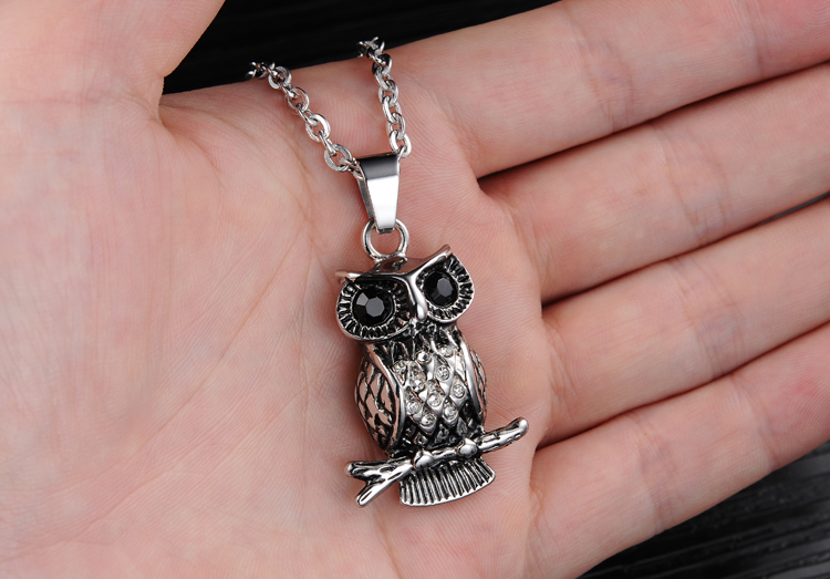 Domineering Men Pendant Personality owl Fashion Trend Necklace