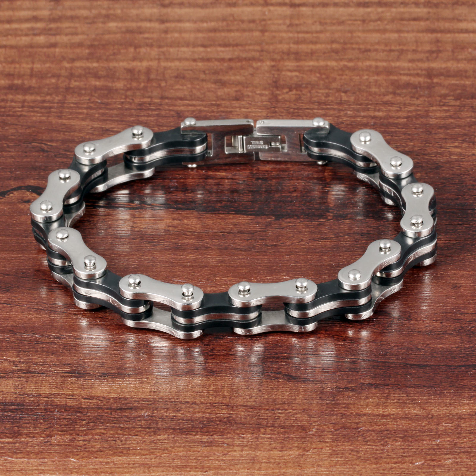 Men Cycling Chain Bracelet Domineering Titanium Steel Fashion Simple Accessories