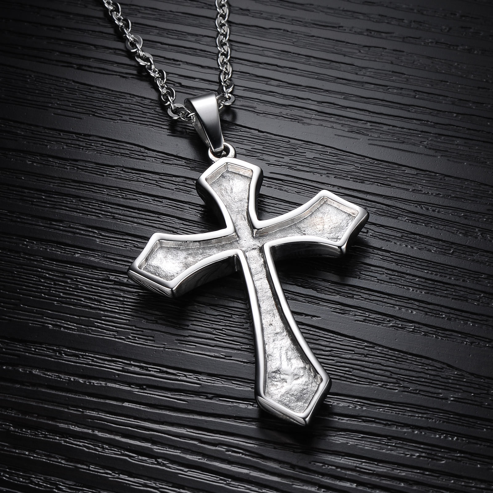Western Style classic Fashion Cross Pendant Men Retro Tide men Necklace