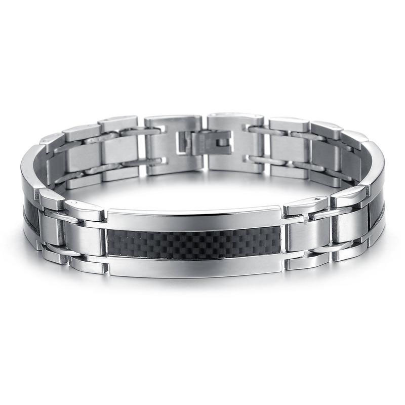 Cool Sportsman Trend Stainless Steel Bracelet Men Personality Fashion Bracelet