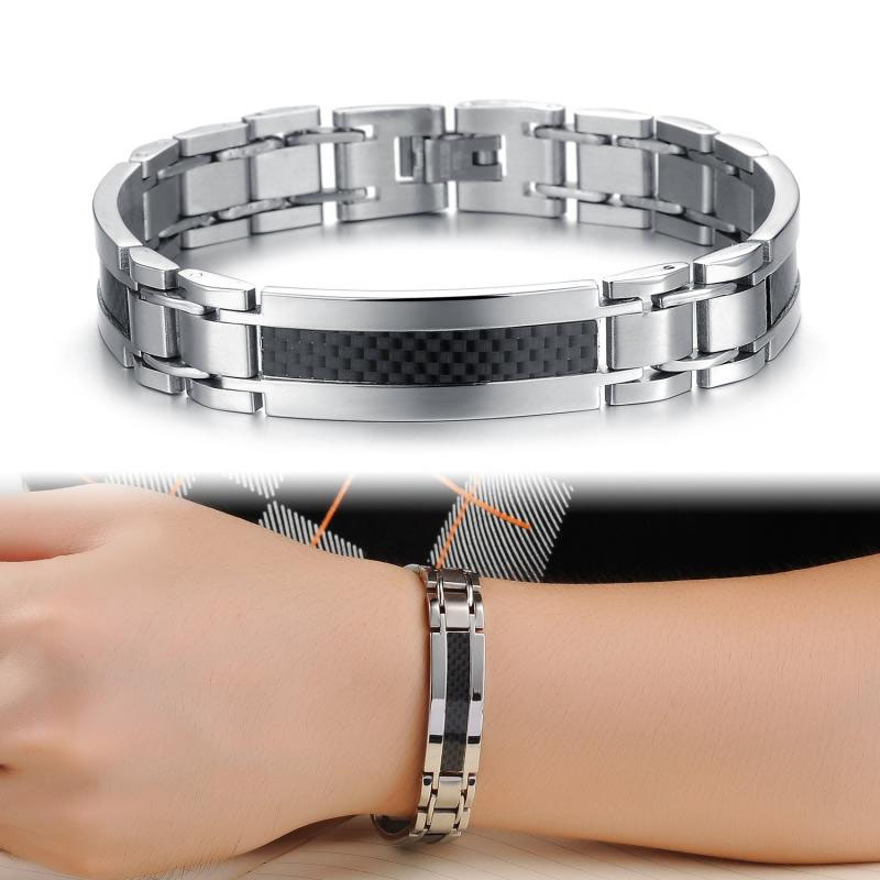 Cool Sportsman Trend Stainless Steel Bracelet Men Personality Fashion Bracelet