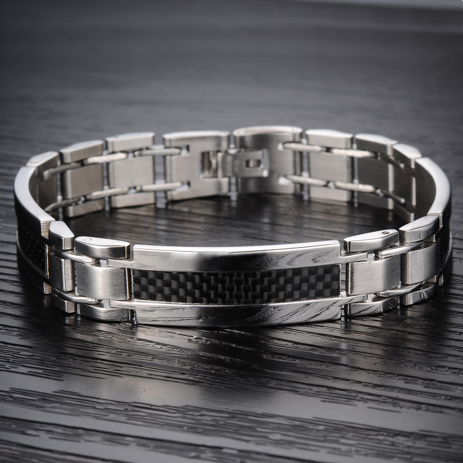 Cool Sportsman Trend Stainless Steel Bracelet Men Personality Fashion Bracelet