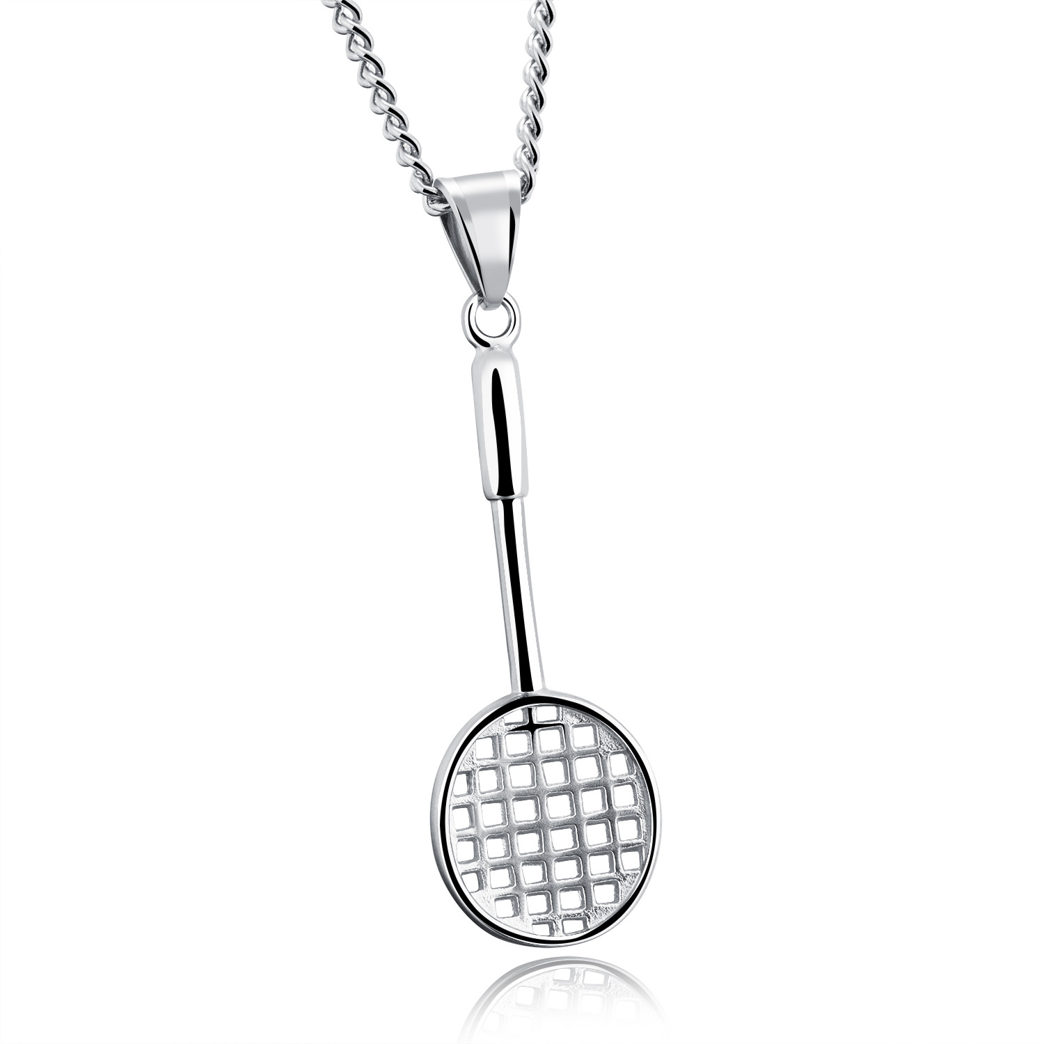Mini Badminton Racket Necklace Fitness Movement Men Leisure Pendant