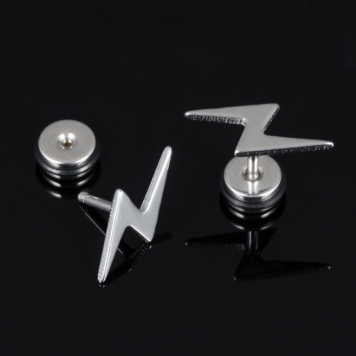 Men Fashion Titanium Steel Earrings Personality Simple Leisure Earring