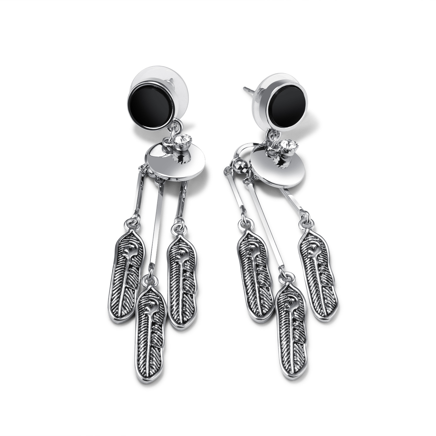 Personality Retro Wild Tassel Temperament Long Section Earring Ms Simple Leisure Earring