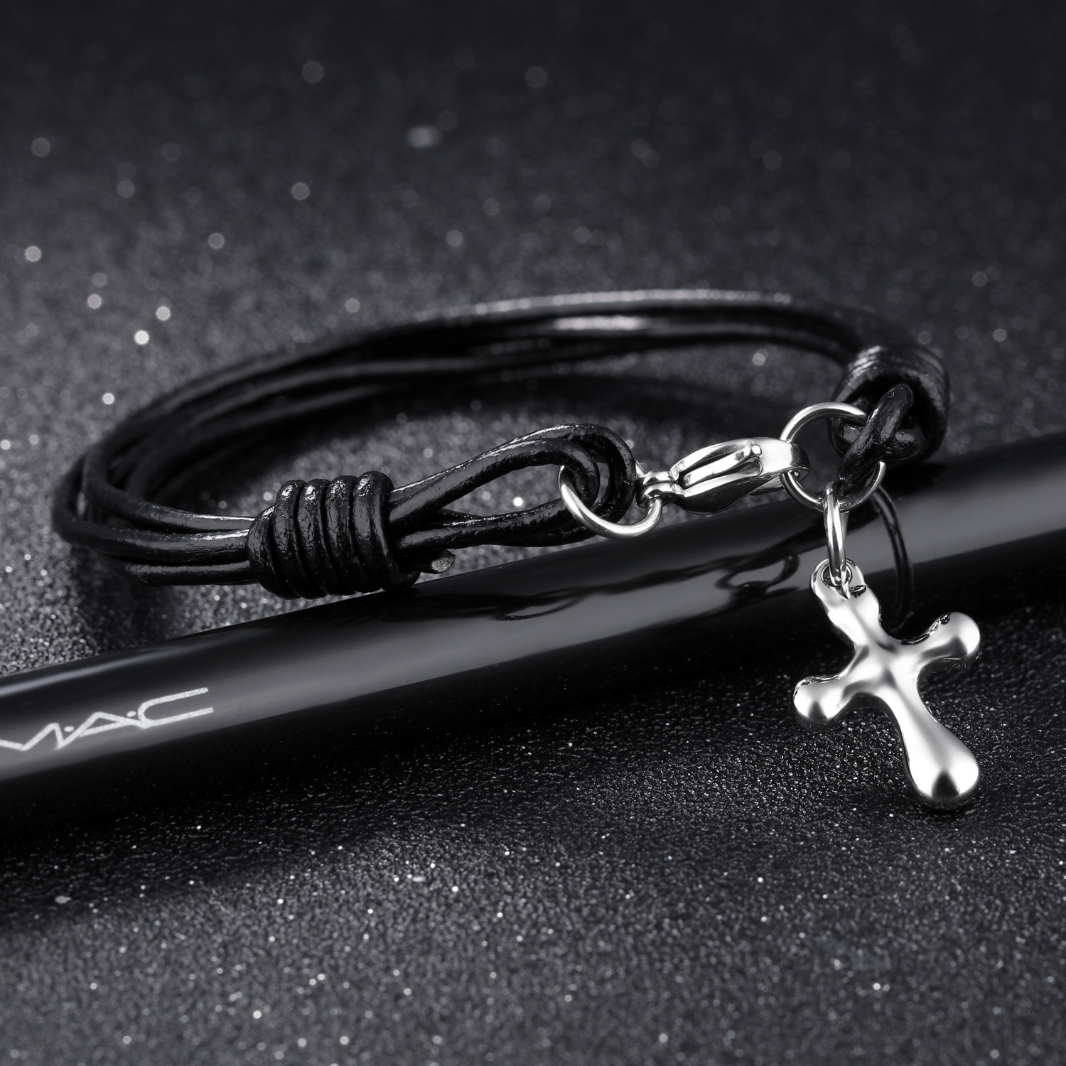 Creative Retro Leisure Bracelet Student Personality Tide Men cross Bracelet