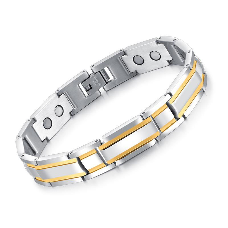 Fashion Titanium Steel Bracelet Tide Men Simple Men Between the Gold Do not Fade Bracelet