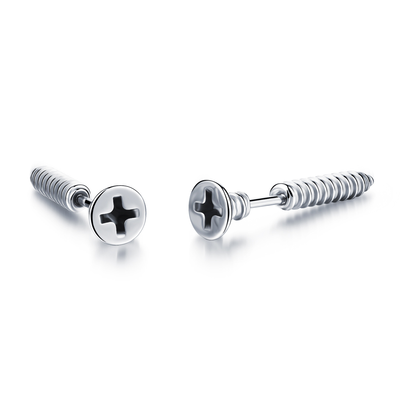 Fashion Western Style Cool Screw Piercing Ears Men Earrings