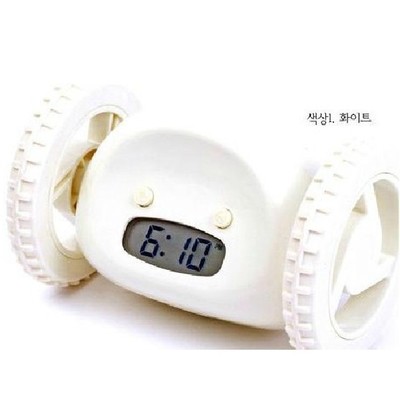 Creative Lazy Will Run Alarm Clock Escape Electronic Alarm Clock Mobile Wheel Gift Clock