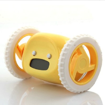 Creative Lazy Will Run Alarm Clock Escape Electronic Alarm Clock Mobile Wheel Gift Clock